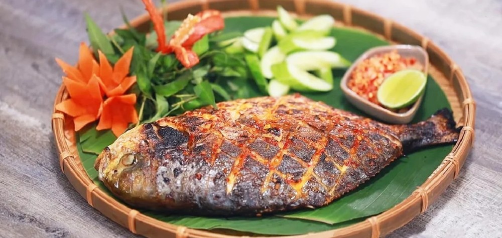 Grilled mackerel scad Phu Quoc